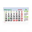 Faldilla calendario mensual 15 x 11 cm
