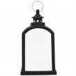 Lanterne LED rectangulaire sublimable - Noir