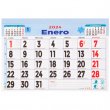 Faldilla calendario mensual 23,5 x 16,5 cm - Pack de 10 uds
