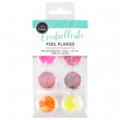 Foil flakes - Flocons de foil - Set 6 couleurs chaudes