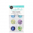 Foil Flakes - Set of 6 cool assorted colours