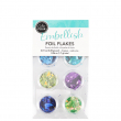 Foil flakes - Flocons de foil - Set 6 couleurs froides assorties