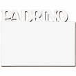 Photopanneau Padrino bois MDF3 sublimable - 15x20cm