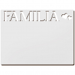 Sublimation Familia MDF Photo Panel 3mm - 15x20cm - Model 2