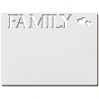 Sublimation Family MDF Photo Panel 3mm - 15x20cm - Model 2