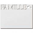 Sublimation Famille MDF Photo Panel 3mm - 15x20cm - Model 2