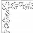 Panneau photo orla fleurs MDF3 sublimable 15x20cm