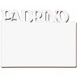 Photopanneau Padrino bois MDF3 sublimable - 15x20cm