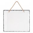 Sublimation Hanging Photo Rock Slate - Rectangular Horizontal 25x30cm glossy