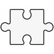 Panneau photo Puzzle bois DM15 sublimable 23x15cm
