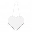 Panneau photo suspendu en bois MDF3 sublimable - Cœur 18x16cm