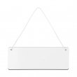 Panneau photo suspendu en bois MDF3 sublimable - Rectangulaire 28x10cm