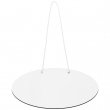 Panneau photo suspendu en bois MDF3 sublimable - Ovale 28x13cm