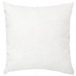 Housse de coussin simili cuir sublimable Blanche