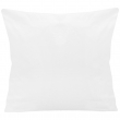 Housse de coussin en coton sublimable avec fermeture éclair - 42,5x42,5cm
