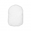 Sublimable Oval Plush Cushion Cover - 18x25cm