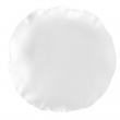 Housse de coussin ronde en satin sublimable avec rabat - Ø27,5cm