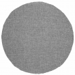Funda cojín silla lino sublimable Blanco/Gris - Ø39cm