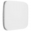 Housse de coussin de chaise en lin sublimable Blanc/Gris - 40x40cm