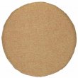 Funda cojín silla lino sublimable Beige/Marrón - Ø39cm
