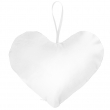 Sublimation Heart Cushion Cover - White - 22x18cm 