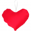 Sublimation Heart Cushion Cover - White/Red - 22x18cm