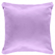 Sublimation Satin Effect Cushion Cover with Violet Coloured Back