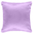 Funda cojín raso sublimable reverso de color violeta