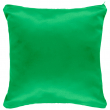 Funda cojín raso sublimable reverso de color verde