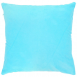 Housse de coussin en peluche sublimable avec dos couleur bleu clair