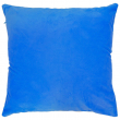 Sublimation Plush Cushion Cover with Coloured Back - Blue