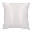 Housse de coussin carrée blanche pour sublimation à paillettes