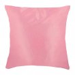 Housse de coussin carrée rose pour sublimation à paillettes