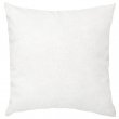 Housse de coussin simili cuir sublimable Blanche