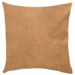 Sublimation Faux Leather Cushion Cover - Brown