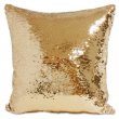 Sublimation Sequin Cushion Cover with White Reverse - Gold/White