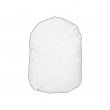Sublimable Oval Plush Cushion Cover - 18x25cm
