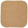 Funda cojín silla lino sublimable Beige/Marrón - 40x40cm