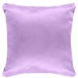 Housse de coussin simili satin sublimable avec dos couleur violette