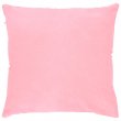 Housse de coussin en peluche sublimable avec dos couleur rose