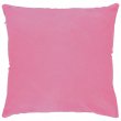Housse de coussin en peluche sublimable avec dos couleur rose cendré