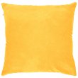 Sublimation Plush Cushion Cover with Coloured Back - Yellow Orange