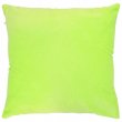 Housse de coussin en peluche sublimable avec dos couleur vert lime clair