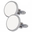 Sublimation Cufflinks - Round - Pack of 2 units