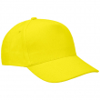 Gorra 5 paneles algodón Amarillo