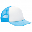 Sublimation Kids Cap - Light Blue & White