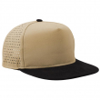 Gorra bicolor sublimable con visera plana - Kaki/Negro