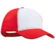 Casquette bicolore sublimable - Rouge / Blanc