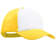 Casquette bicolore sublimable - Jaune / Blanc
