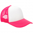 Casquette bicolore sublimable - Rose/Blanc